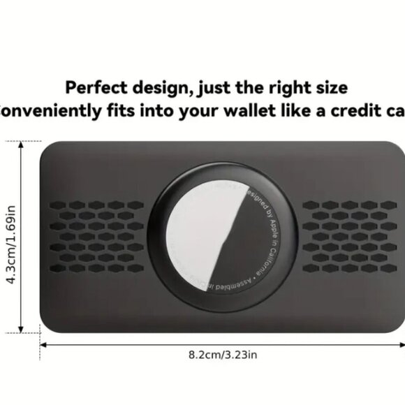 Air Tag Wallet Holder 2 Pack Black NWT - Picture 5 of 5